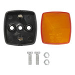 Luce di posizione laterale arancione 65x60mm PM