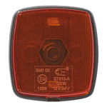 Luce di posizione laterale arancione 65x60mm PM