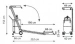 Aspirazione/raccolta pneumatica dellolio 120 litri