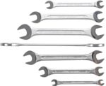 Serie di chiavi combinate anello-forchetta 6 x 7 - 19 x 22 mm 7 pz