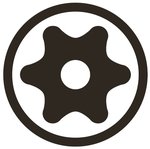 Chiave a bussola 12,5 mm (1/2) profilo a T (per Torx) con alesatura T40 - T70mm