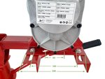 Gru mobile 500 kg con verricello elettrico 230v
