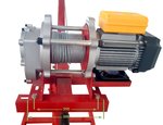 Gru mobile 500 kg con verricello elettrico 230v