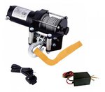 Argano 12V 907kg 750w, 15,2m