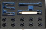 Kit di riparazione per filetti sedi candelette M10 x 1,0