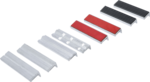 Ganasce protettive magnetici per morsa alluminio 125 mm 8 pz