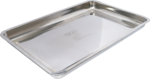 Vaschetta raccolta acciaio inox 600 x 400 mm 9 l