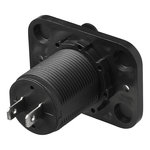 Scatola da incasso USB doppia tipo A 3100mA 12V 24V