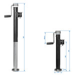 Gamba di supporto  estensibile  Heavy Duty SH57 5000