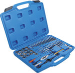 Set maschi e filiere M3 - M12 56 pz