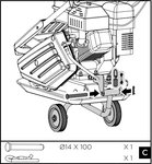 Piastra vibrante 13kn 6,5hp