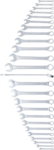 Serie di chiavi combinate anello-forchetta 6 - 32 mm 25 pz