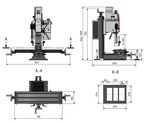 Fresa a forare 480x175x210 mm