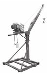 Gru mobile 500 kg con verricello elettrico 230v