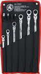 Set di chiavi a cricchetto doppio 8 - 19 mm 10 pz