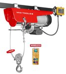 Paranco elettrico a fune con radiocomando