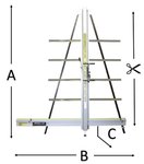 Formato taglierina ssc AXL250 + supporto PVC