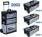 Inserto per valigetta rigida per attrezzi 2 cassetti per BGS 2002