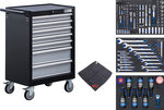 Carrello portautensili 7 cassetti con 215 utensili