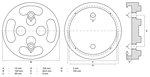 Dischi in gomma per ponti sollevatori Ø 120 mm