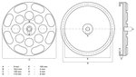 Dischi in gomma per ponti sollevatori Ø 120 mm