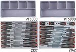 Carrello portautensili jumbo nero con 8 cassetti e 365 utensili (EVA)