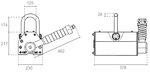 Aimant de levage 2 tonnes