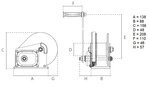 Argano manuale 0,44 tonnellate