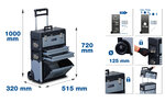 Trolley portautensili mobile con 111 utensili