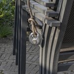 Lucchetto a disco 70mm 2 pezzi con chiave uguale