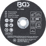 Serie di dischi da taglio per acciaio inox Ø 75 x 1,0 x 10mm 5 pz