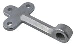 Gancio valvola n. 0 destra 140mm con occhiello avvitabile