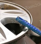 Strumento di montaggio della valvola del pneumatico 2 in 1