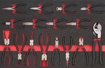 Carrelli neri con 8 cassetti e 233 utensili (OnDemand EVA)