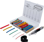 Mini bruciatore a gas caldo con assortimento manicotti termorestringenti colorate per accensione piezoelettrica 162 pz