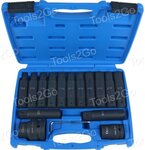 Set di punte a percussione per camion 16 pezzi 3/4+1 CrMo