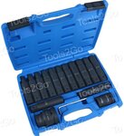 Set di punte a percussione per camion 16 pezzi 3/4+1 CrMo