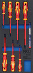 Valigetta utensili in metallo 3 cassetti con 153 utensili