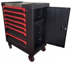 Carrello portautensili Deluxe (vuoto) con 7 cassetti