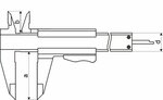 Calibro a corsoio con autobloccante 150 mm