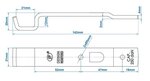 Contapezzi per chiusura a leva SPP Z-05A