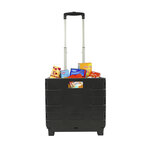 Carrello da trasporto con cassa pieghevole 25kg