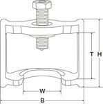 Estrattore del regolatore di frenata per freni Haldex 160 mm