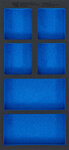 Modulo per carrelli portautensili 1/3, vuoto: 6 vani 408 x 189 x 32 mm