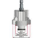 Adattatore n. 19 per BGS 8027, 8098 per Toyota