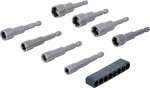 Serie di bussole esagonali attacco esagono esterno 6,3 mm (1/4) 6 - 13 mm 8 pz