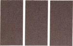 Feltrini adesivi piastre marrone 100 x 200 mm 3 pz