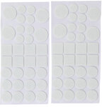 Serie di feltrini adesivi bianco 64 pz