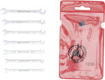 Serie di chiavi combinate anello-forchetta versione mini 3 - 5,5 mm 7 pz