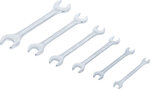 Serie di chiavi combinate anello-forchetta 6 x 7 - 18 x 19 mm 6 pz